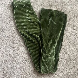 VELOUR TROUSERS (green)
